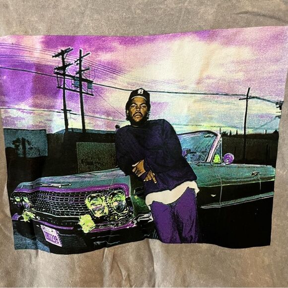 Ice Cube Graphic Tee Adult Large Shirt Licensed 64‎ Impala Boys N the Hood NWOT - Picture 3 of 10